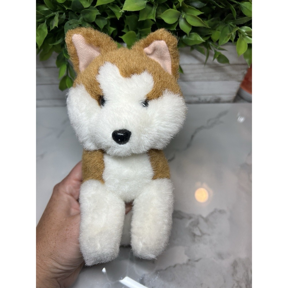 Shiba Dog Akita Dog Dog Brown Husky Stuffed Toy Plush Animal